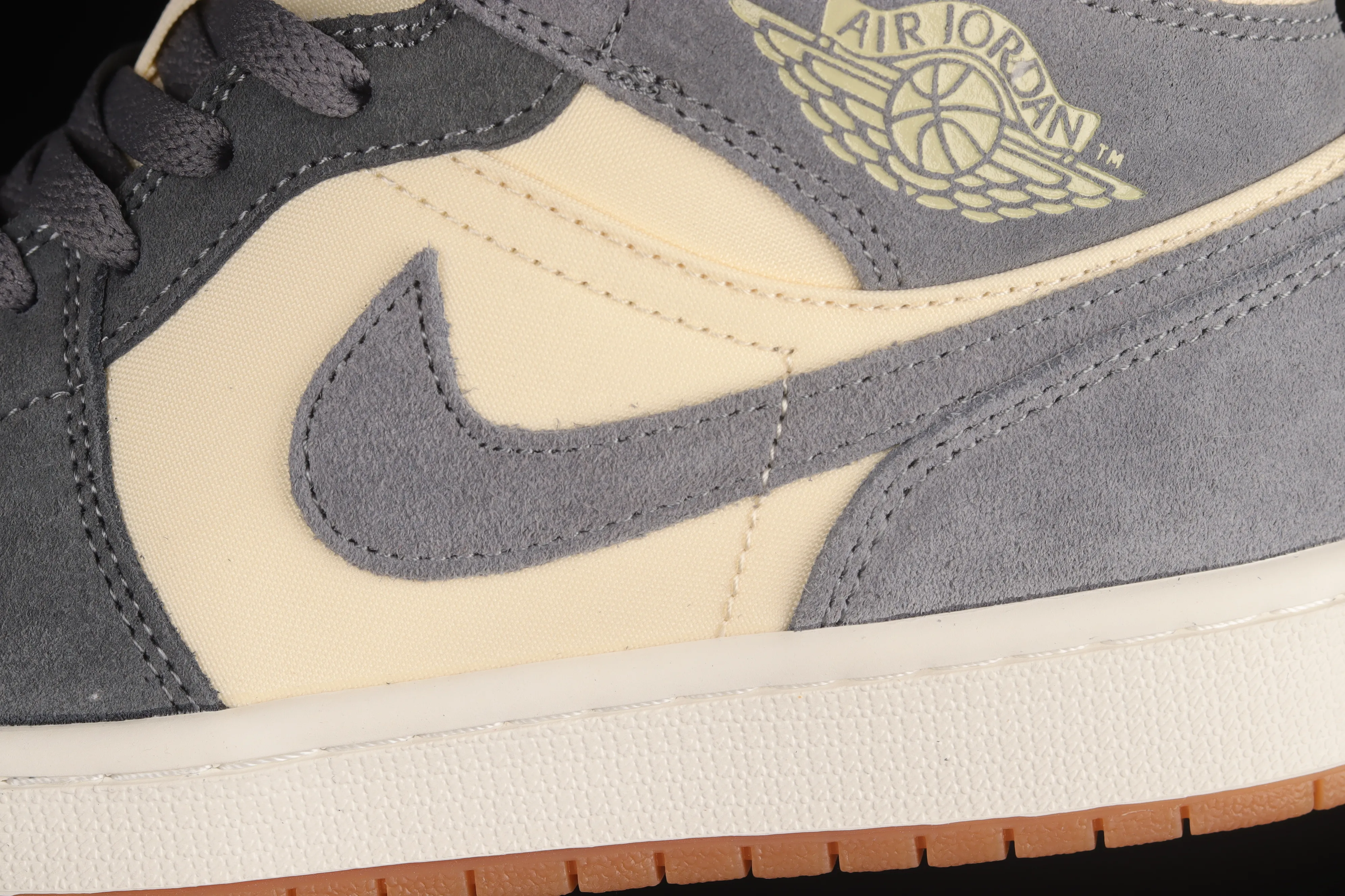 All categories Air Jordan Jordan series basketball shoes Air Jordan 1 Mid Air Jordan 1 Mid AJ1 Joe 1 rice gray coconut milk mid-top basketball shoes DN4281-100